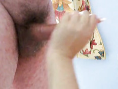 Amateur handjob