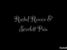 Татуированная лесбиянка Scarlett Pain ебёт подружку Rachel Roxxx