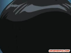 Хентай медсестра отсасывает член и трахается с парнем на кровати