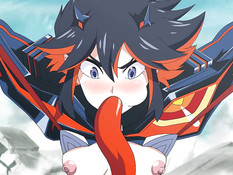Развратная хентай пародия на популярный аниме сериал Kill La Kill