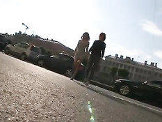 После лесбийского секса красивые русские девки ебутся с парнем
