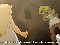 Девчонки из анимационного сериала Wakfu занялись лесби сексом