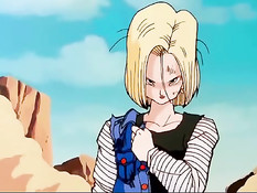 Super Saiyan жёстко оттрахал сексуальную блондинку в рот и попу