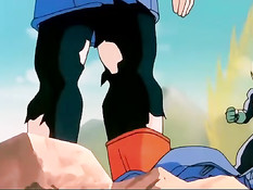 Super Saiyan жёстко оттрахал сексуальную блондинку в рот и попу
