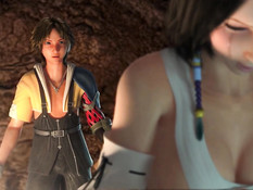 3D девушка из игры Final Fantasy X занимается сексом с бойфрендом