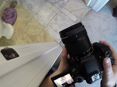 Парень фотографирует сисястую светловолосую подругу Brett Rossi