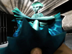 Сексуальные 3D девки умеют хорошо дрочить член своими ногами