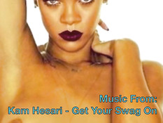 Подборка эротических фото популярной темнокожей певицы Rihanna