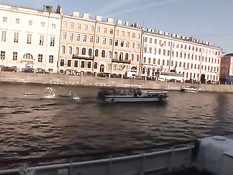 Узкоглазая питерская девка Инга оттрахана в киску и рабочую попу