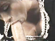 Heather Lee maid sucking cock