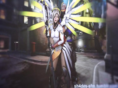 Жёсткие секс игры персонажей игры Overwatch - Mercy и Evil Mercy