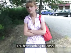 Пикапер снял на улице светловолосую студентку и оттрахал раком