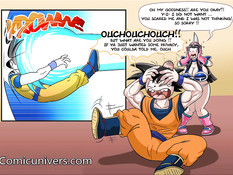 Секс комикс с участием Goku и Chi-Chi по мотивам Жемчуг дракона Z