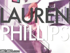 Темнокожие ребята втроём отодрали татуированную Lauren Phillips