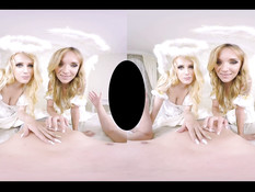 Горячее 3D порно с развратными ангелами Angel Wicky и Angel Piaff