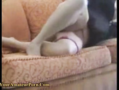 Orgasm on the couch
