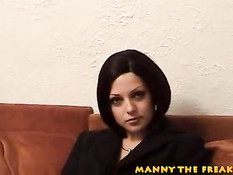 Cute Mia gets hot 