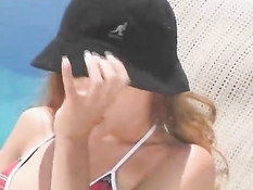 Cytheria likes it at the pool