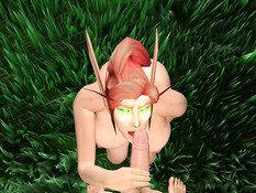 An Unexpected Rendezvous In Teldrassil Forest / Неожиданное свидание в лесу Тельдрассил