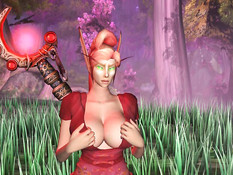 An Unexpected Rendezvous In Teldrassil Forest / Неожиданное свидание в лесу Тельдрассил