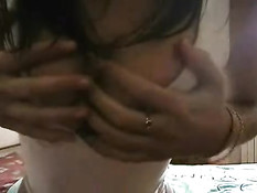 German girl tease